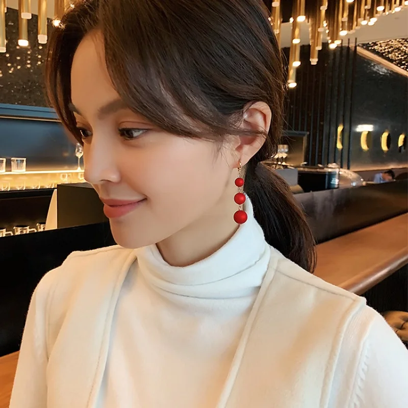 

Trendy Irregular Imitation Pearl Drop Earrings for Women Pendientes Elegant Women Jewelry Fashion Jewelry Earring