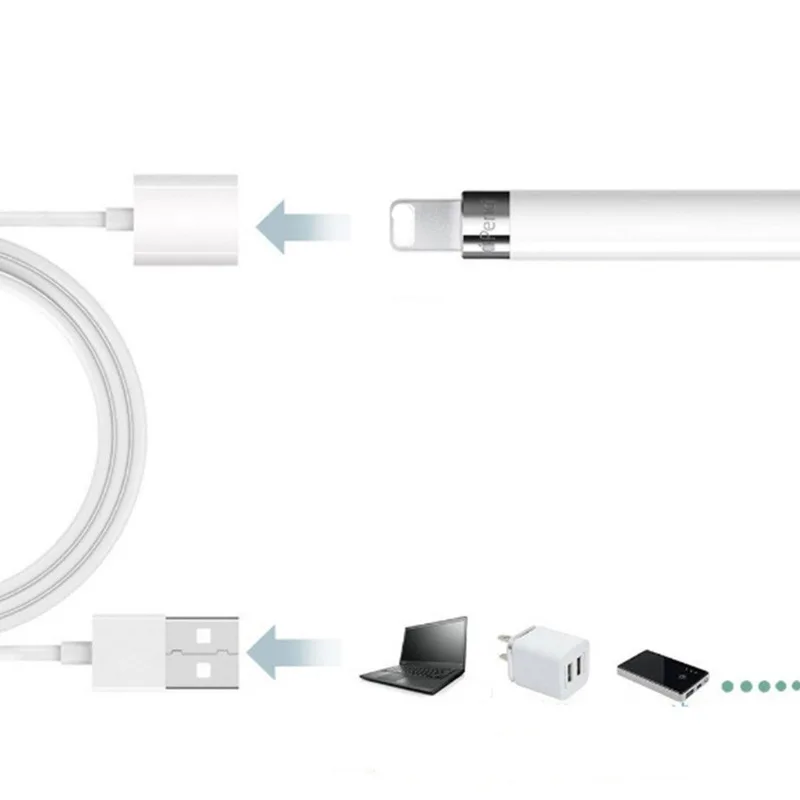 MaleTo Fmale удлинитель USB кабель зарядное устройство провод для Apple карандаш адаптер