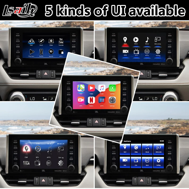 Android Carplay мультимедийный видеоинтерфейс для Toyota RAV4 Corolla Majesty Panasonic Pioneer Fujitsu хост