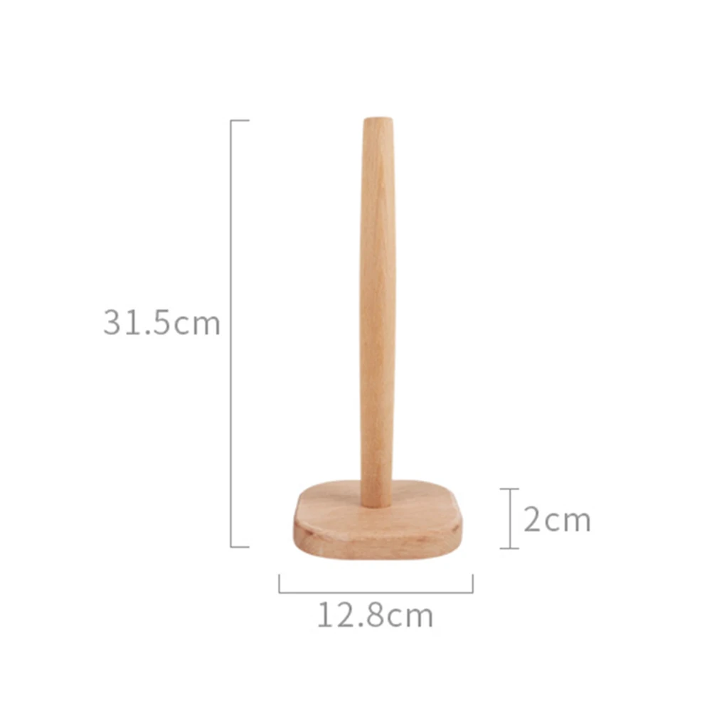 Деревянная подставка для рулонной бумаги держатель полотенец ванной комнаты