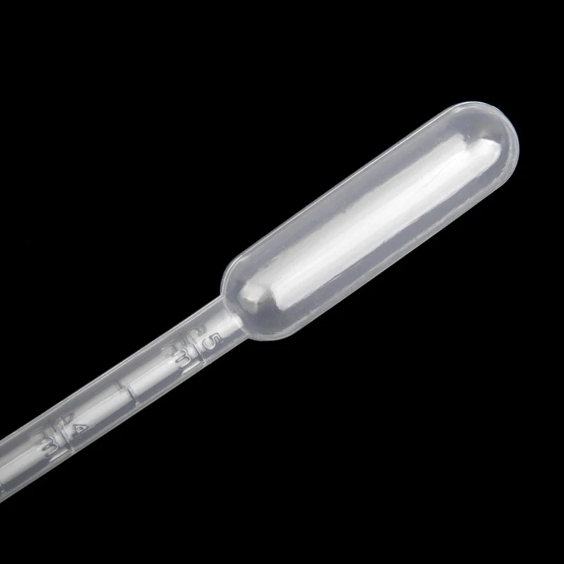 

50 pcs 5 ml transfer graduated pipettes graduated 1 ml plastic dropper
