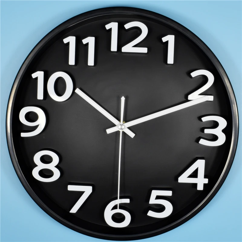 

Pink Red Fashion Wall Clock Modern Design Minimalist Non Ticking Living Room Wall Clock Modern Reloj De Pared Home Decor BD50WC