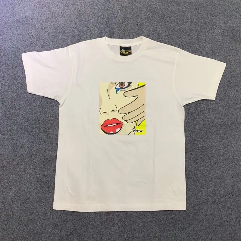 KANYE CPFM. XYZ w. W. C. D. Футболка с коротким рукавом и принтом смайлика из мультфильма граффити для мужчин и женщин, футболка с круглым вырезом, уличная одежда, пуловер, футболка - Цвет: pic color21