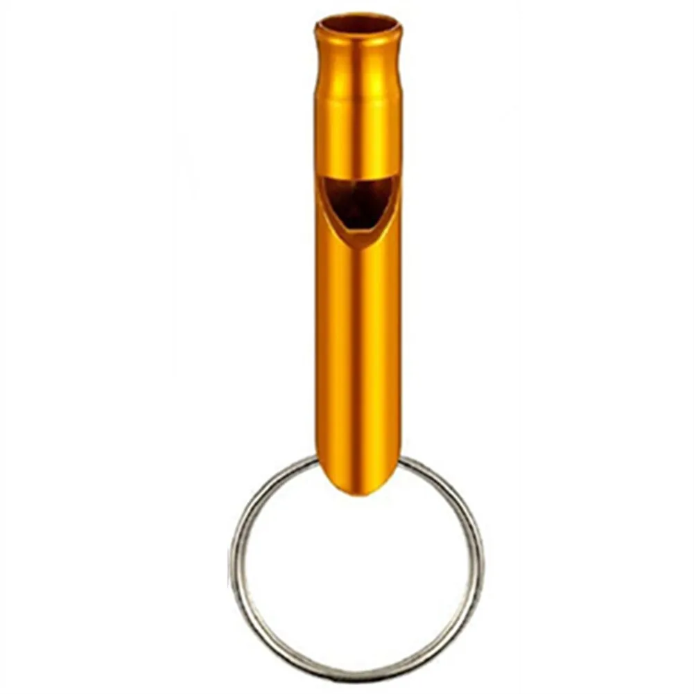 

Hot Sale Whistle Hiking Keychain 45*8mm Aluminum Alloy Distress Emergency