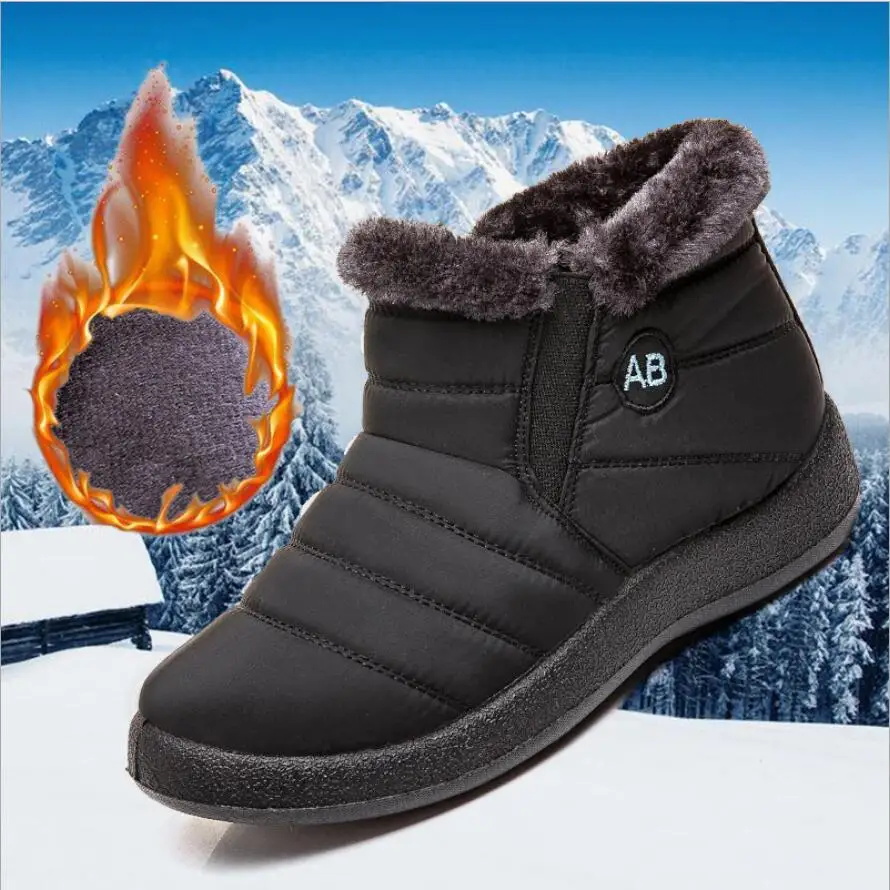 

Women Boots Waterproof Ankle Boots Women Low Heels Winter Boots For Quilted Winter Shoes Women Warm Snow Botas Mujer Bottines