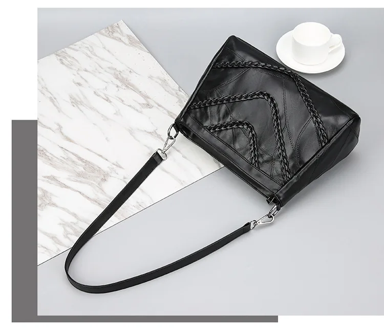 100% Lambskin Women's Bag 2020 New Korean Large Capacity Messenger Printing Fashion Shoulder | Багаж и сумки
