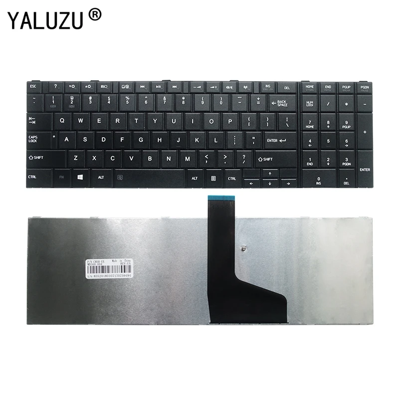 Новая клавиатура для ноутбука TOSHIBA SATELLITE C850 C850D C855 C855D L850 L850D L855 L855D L870 L870D US |