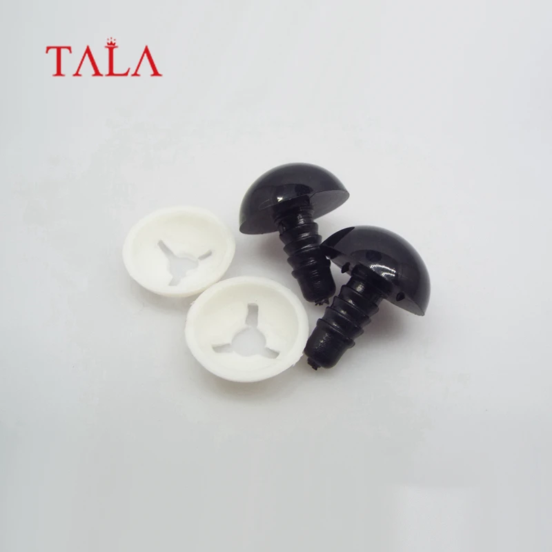 

18mm Safety Black Eyes Fit For Teddy Bear Crochet /Stuffed Toys Amigurumi Doll Accessories Passed EN71 100pcs come with washers