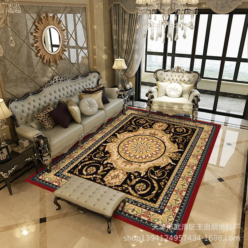 

Home Decor Sofa Bedroom Rectangle Rug European Classical Carpet Living Room Mat Area Rug For Kitchen
