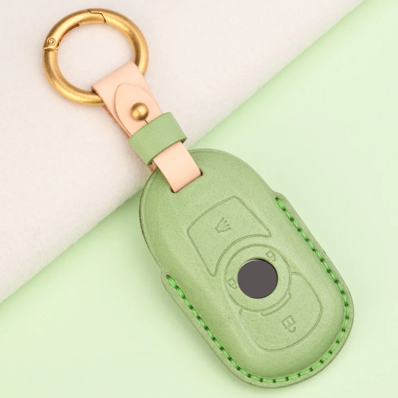 

Leather Protection Key Case Cover For OPEL Astra Buick ENCORE ENVISION NEW LACROSSE Rings Protect Shell Car Styling