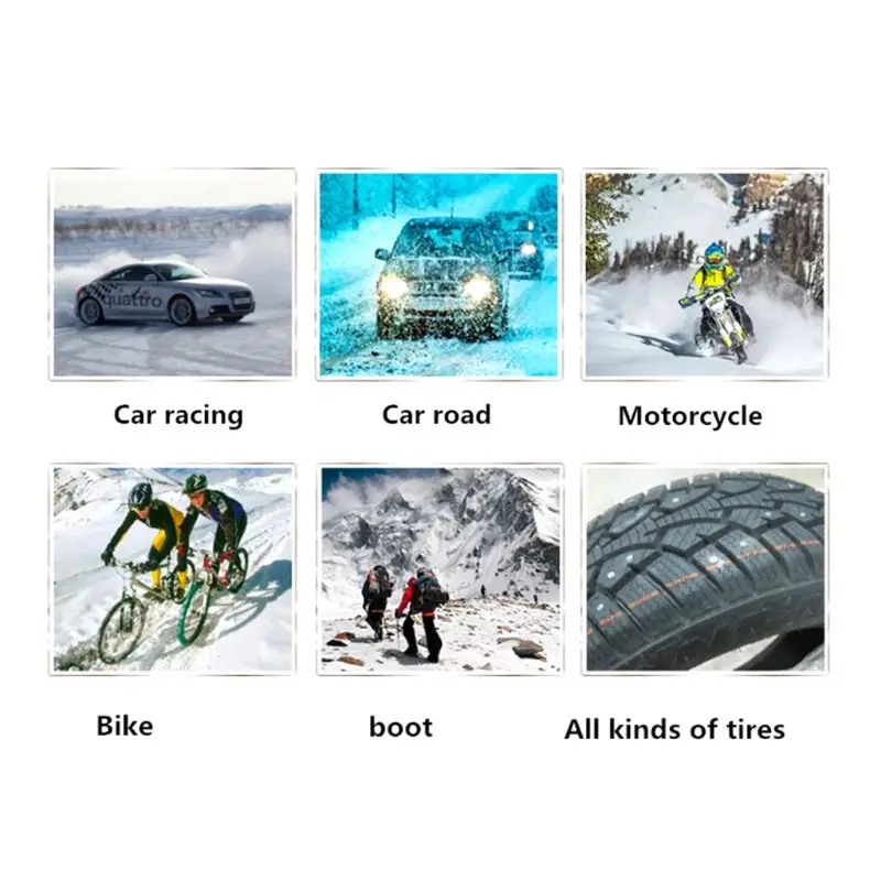 100 шт. противоскользящие штифты для автомобильных шин винты шипы зимняя защита