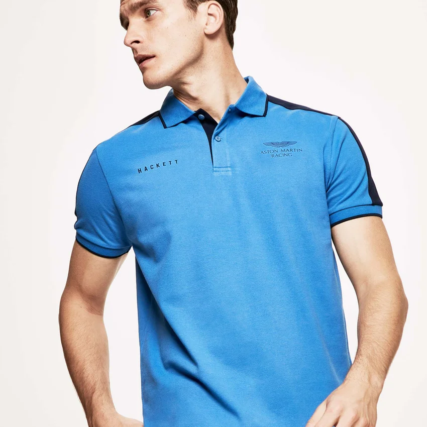 Летняя брендовая мужская рубашка поло с коротким рукавом и вышивкой дышащие топы