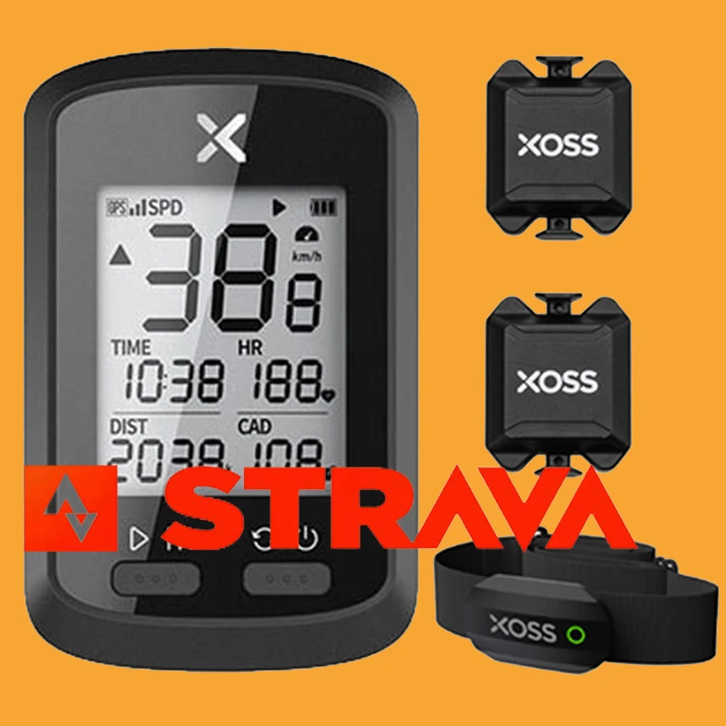 Велокомпьютер XOSS G + GPS-дисплей Bluetooth ANT Magene датчик частоты педалирования HRM
