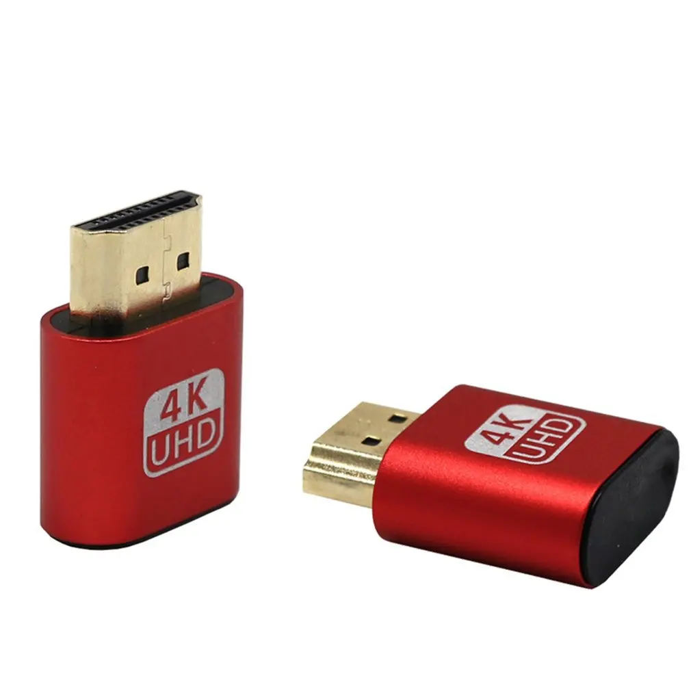 VGA Virtual Display Adapter HDMI-compatible 1.4 DDC EDID Dummy Plug Display Emulator Play Support 1920x1080P For Video Card
