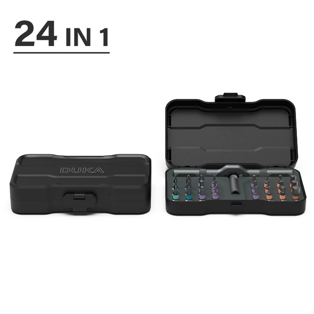 

24-in-1 RS1 Multifunctional Ratchet Screwdriver Set DIY Tool Kit Toolbox General Household Hand Tool Screw Driver Screwdriver