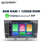 Carplay DSP IPS 4G LTE Android 11,0 8 ядер 8 ГБ + 128 ГБ Bluetooth 5,0 Wifi RDS радио автомобильный DVD-плеер GPS для Peugeot 308 408
