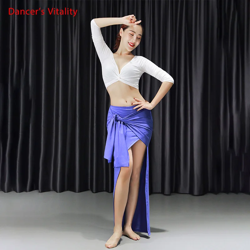 Новый женский сексуальный и элегантный тренировочный костюм для танца живота