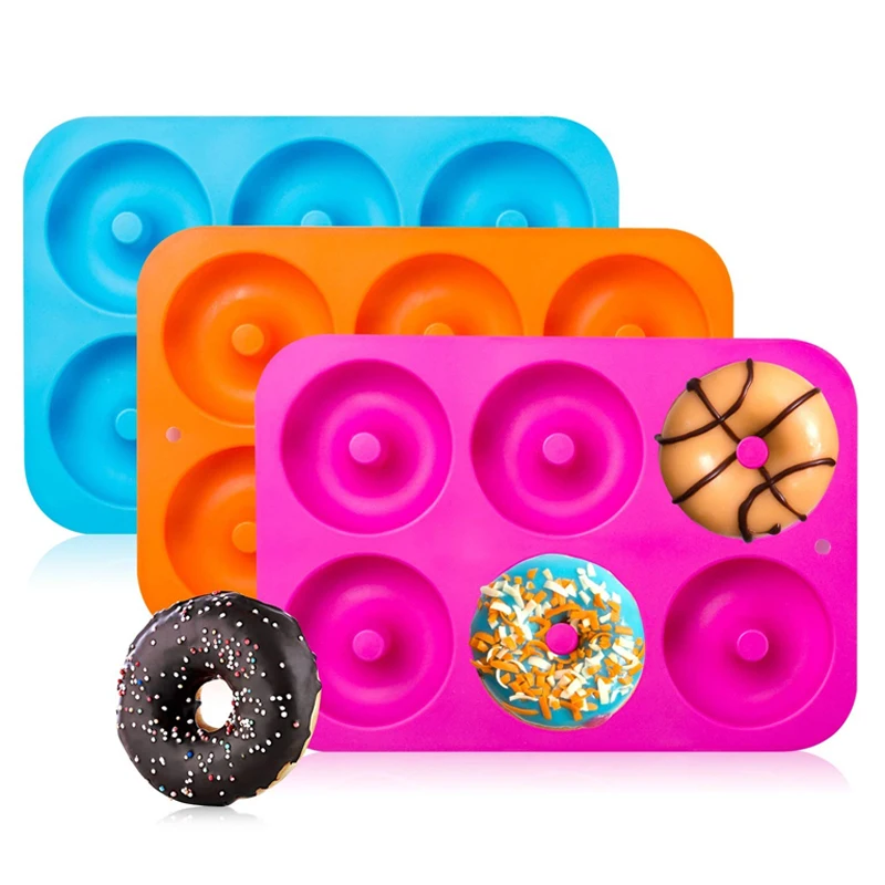 3 шт. силиконовые формы для выпечки 6 ячеек|Формы тортов| |