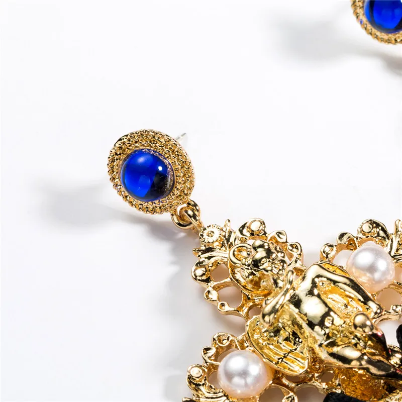 Женские Модные Винтажные серьги 2019 имитация жемчуга акриловые женские длинные