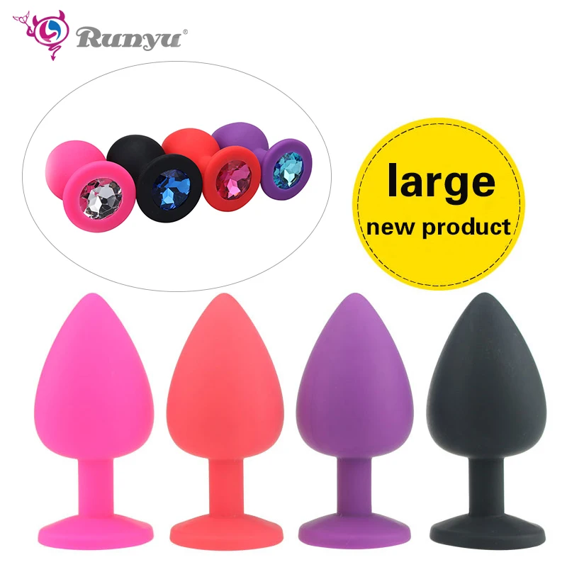 RUNYU огромные дешевые цены Анальная пробка секс игрушки для мужчин женщин геев