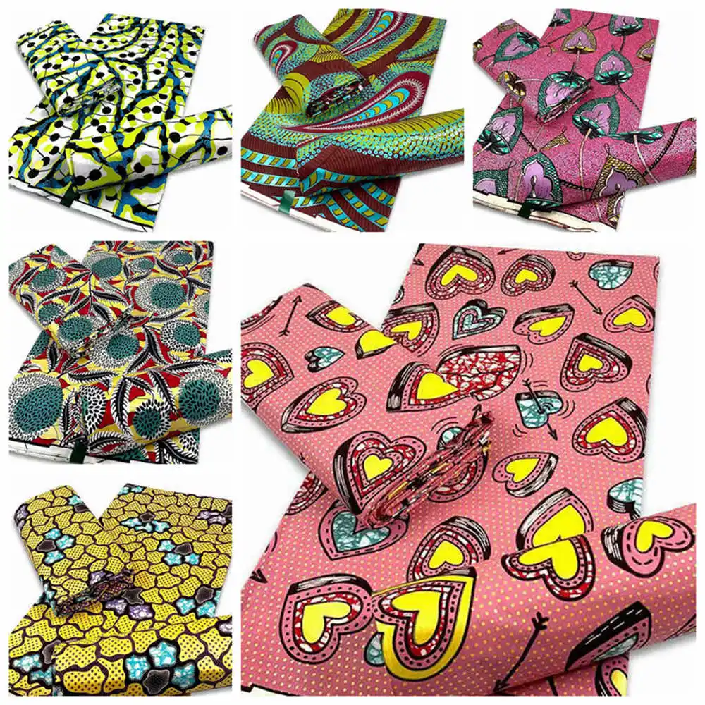 Лучшее качество Мягкий золотой воск Анкара оригинальный материал Африканский