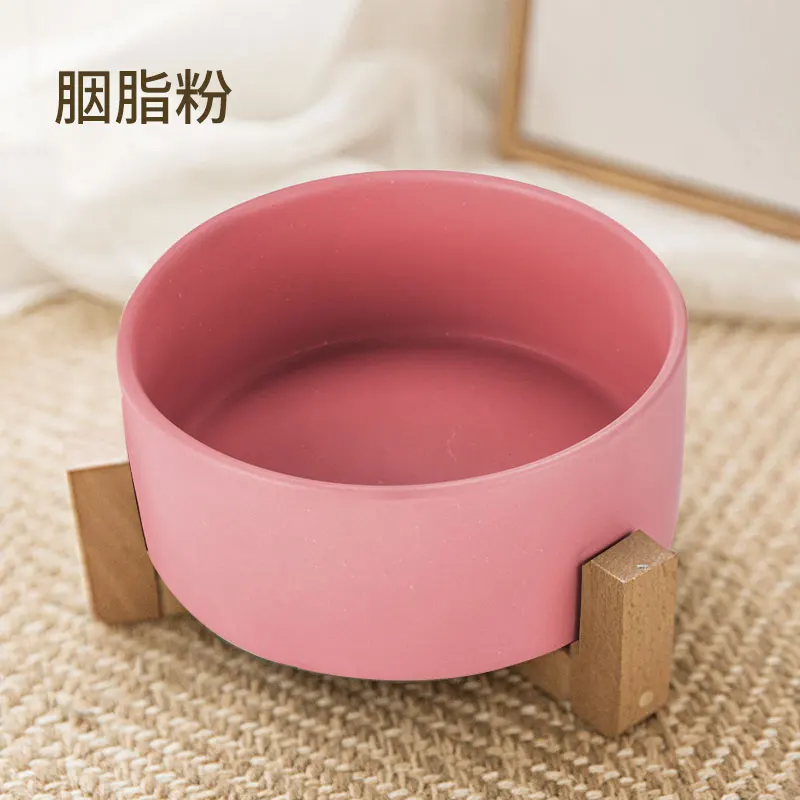 Здоровая подставка для кошек керамическая поднимающаяся креативная Деревянная