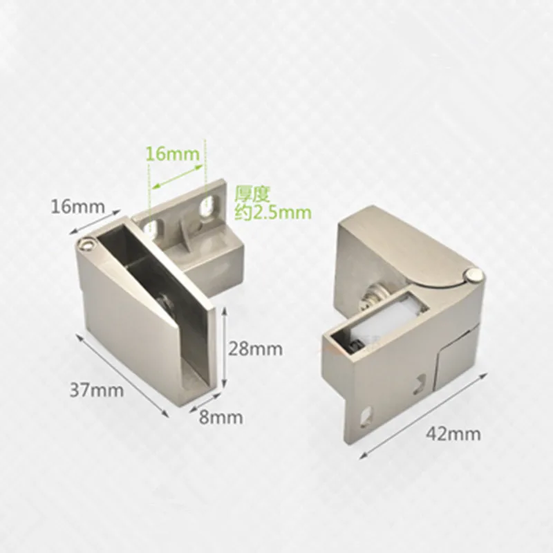 1 пара (1 дно + верх)/Лот бескаркасная стеклянная дверная петля шарнирная витрина
