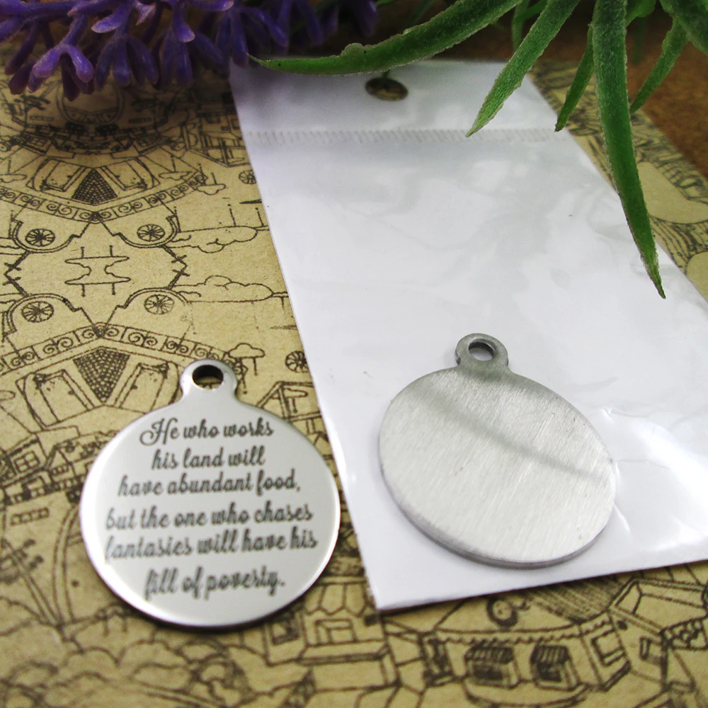 10 шт-&quotТот кто работает на своей земле будет иметь обильную еду...&quot Стили из