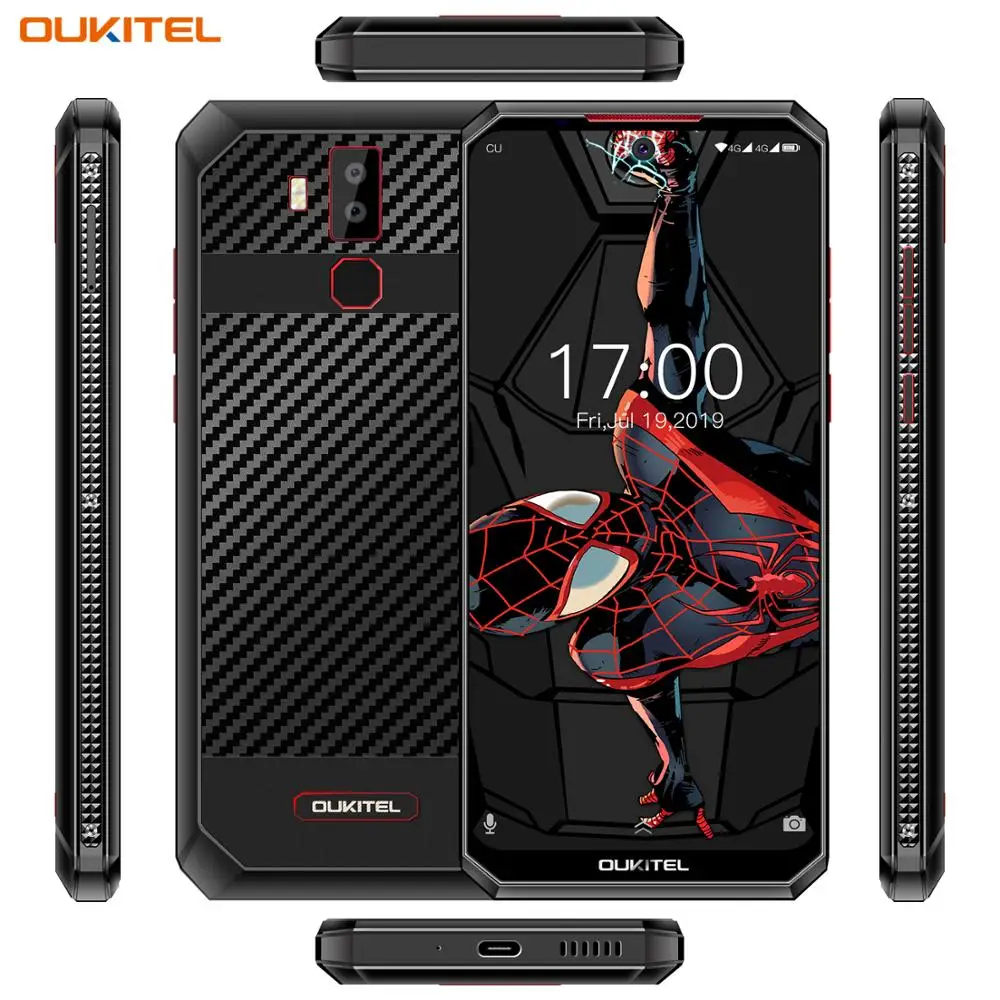 OUKITEL K13Pro K13 Pro Android 9 0 смартфон 6 41 &quot4G LTE мобильный телефон 4 Гб 64 ROM MT6762 11000 мАч 5В/6A с