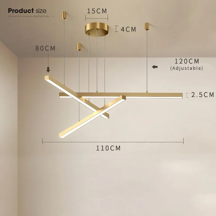 Зеленый New Modern LED Chandelier Lighting Brief Gold Home Decoration Hanglamp Living Dining Room Light Fixtures Kitchen Island Lamp - Цвет абажура: Зеленый