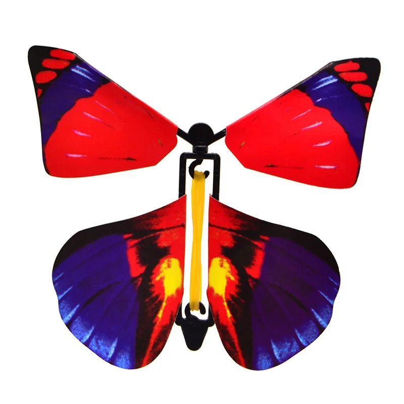 

Magic Flying Butterfly Fun Toy for Kids DIY Flying Butterfly Wind Up Great Surprise Birthday Wedding Card Gift Butterfly Card