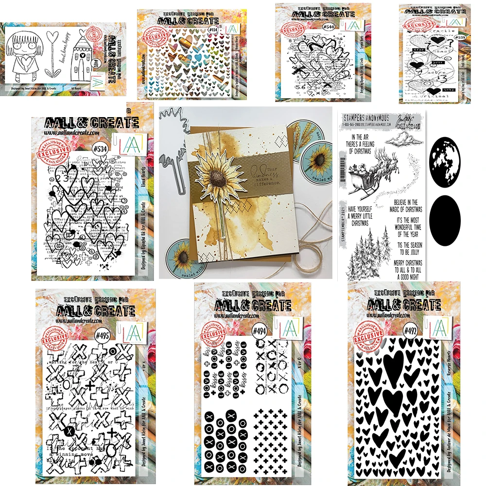 

Love Wheatfield Dreams New Metal Cutting Dies Stamps Stencil for 2021 Scrapbook Diary Decoration Embossing Template Diy Card