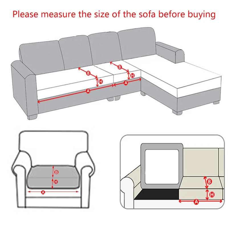 

Ice Couch Slipcovers Protector Durable Cushion Cover Furniture Protector Cover Geometric Elastic Seats Sofa Cover