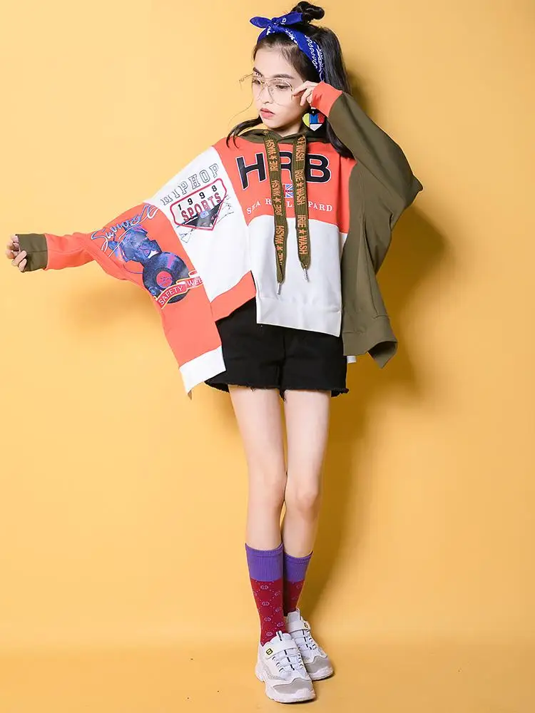 

Children Ballroom Jazz Dance Costumes Loose Jacket Pants Hip-hop Clothing Boys Modern Dance Stage Wear Concert Street Outfits