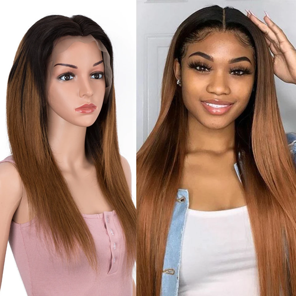 Remy Forte Lace Front Human Hair Wigs 13x4 Straight Remy Brazilian 30 Inch Blonde Gold Ombre Frontal Wigs 10 Inch Short Wigs