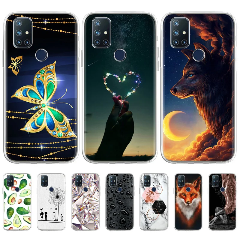 

Soft Case For Oneplus Nord N10 Cases Silicon TPU Coque For Oneplus Nord N10 5G Oneplus N10 6.49 inch Cute Painted Phone Funda