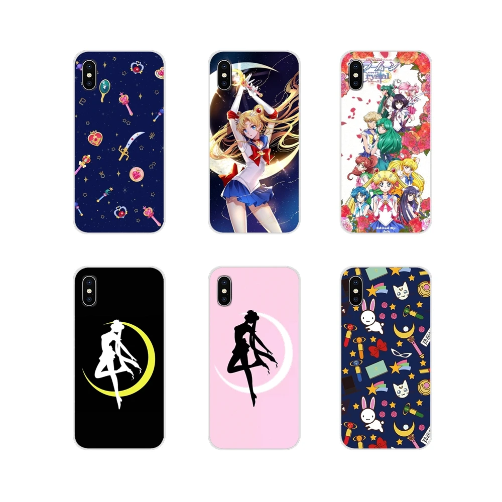 Чехол для телефона sailormoon с кристаллами Apple iPhone X XR XS 11Pro MAX 4S 5S 5C SE 6S 7 8 Plus ipod touch 5