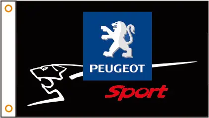 

Автомобильный флаг Peugeot Banner 3 фута x 5 футов 100% полиэстер
