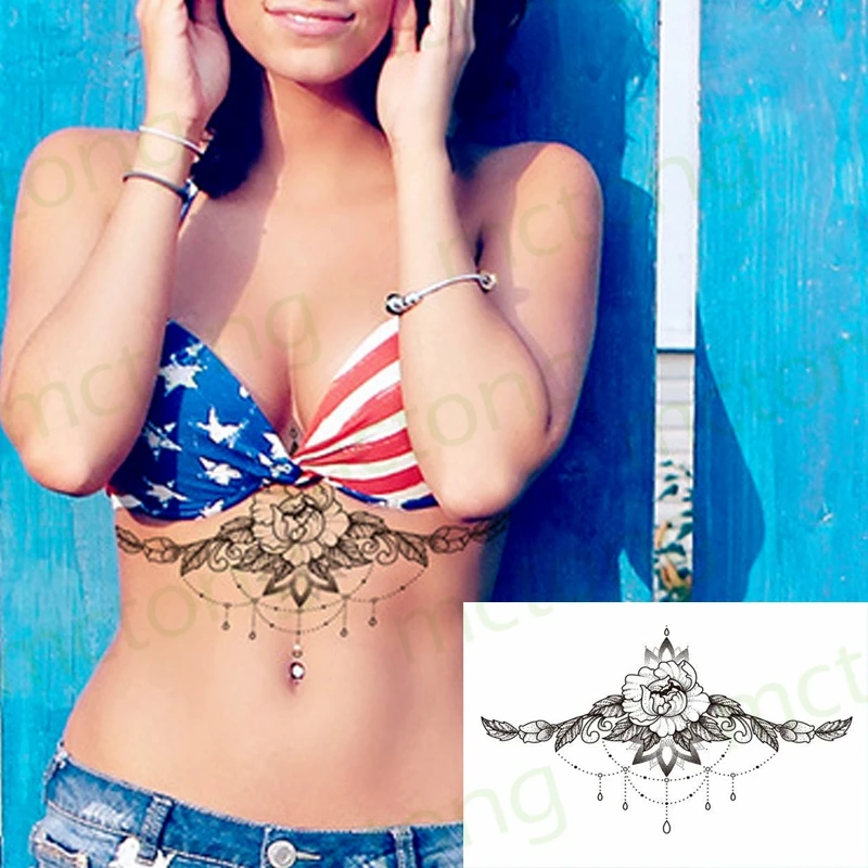 Временная модная Татуировка ювелирные изделия наклейка на тело бабочка птица