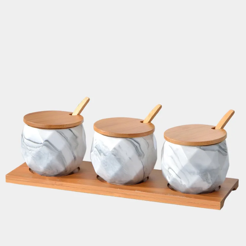 3 шт./набор керамические приборы для приготовления пищи с деревянной