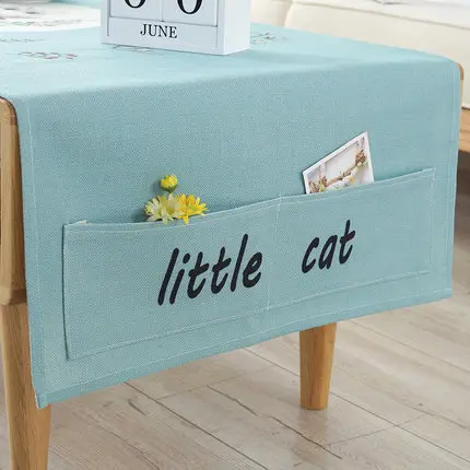 Европейская скатерть из хлопка и льна художественная Водонепроницаемая