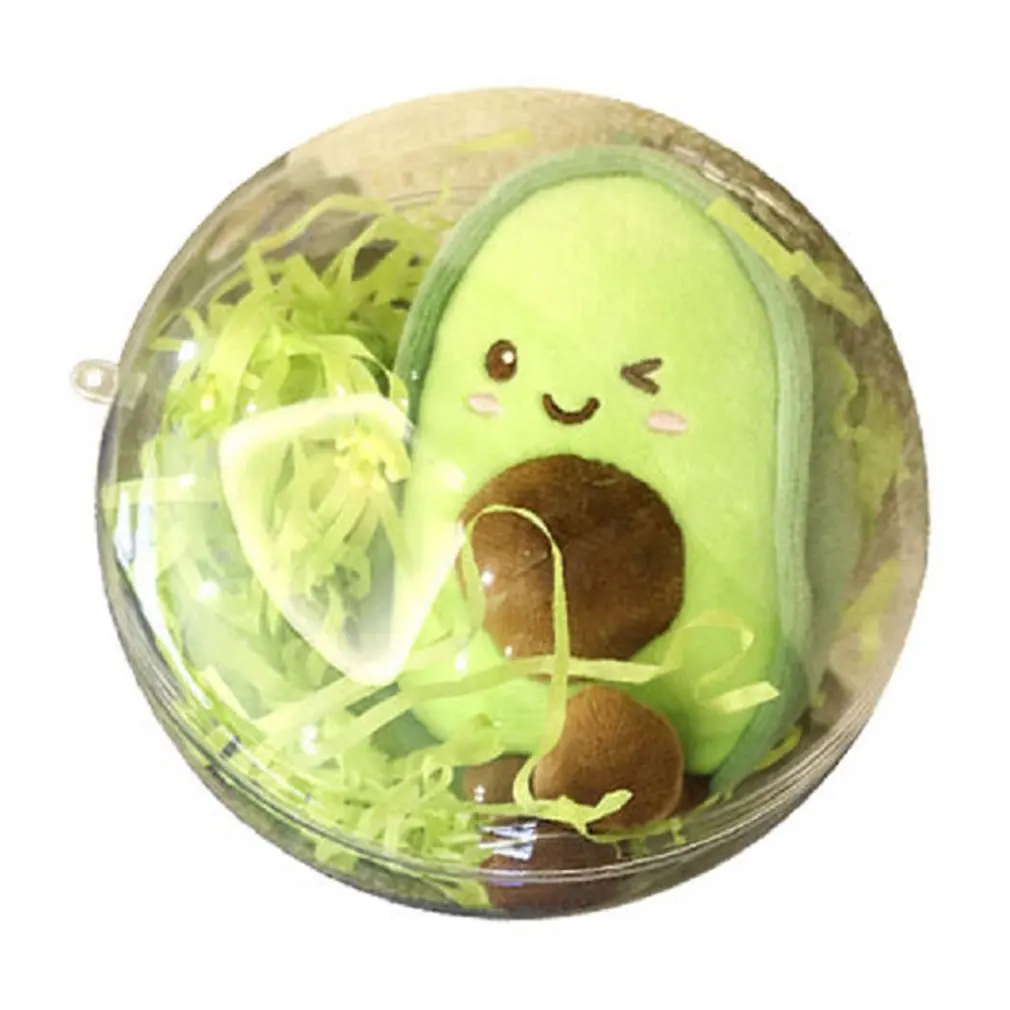 

Christmas Decorations 2021 Wedding Party Diy Hollow Ball Children Gift Fillable Transparent Sphere Plastic Ball Christmas goods