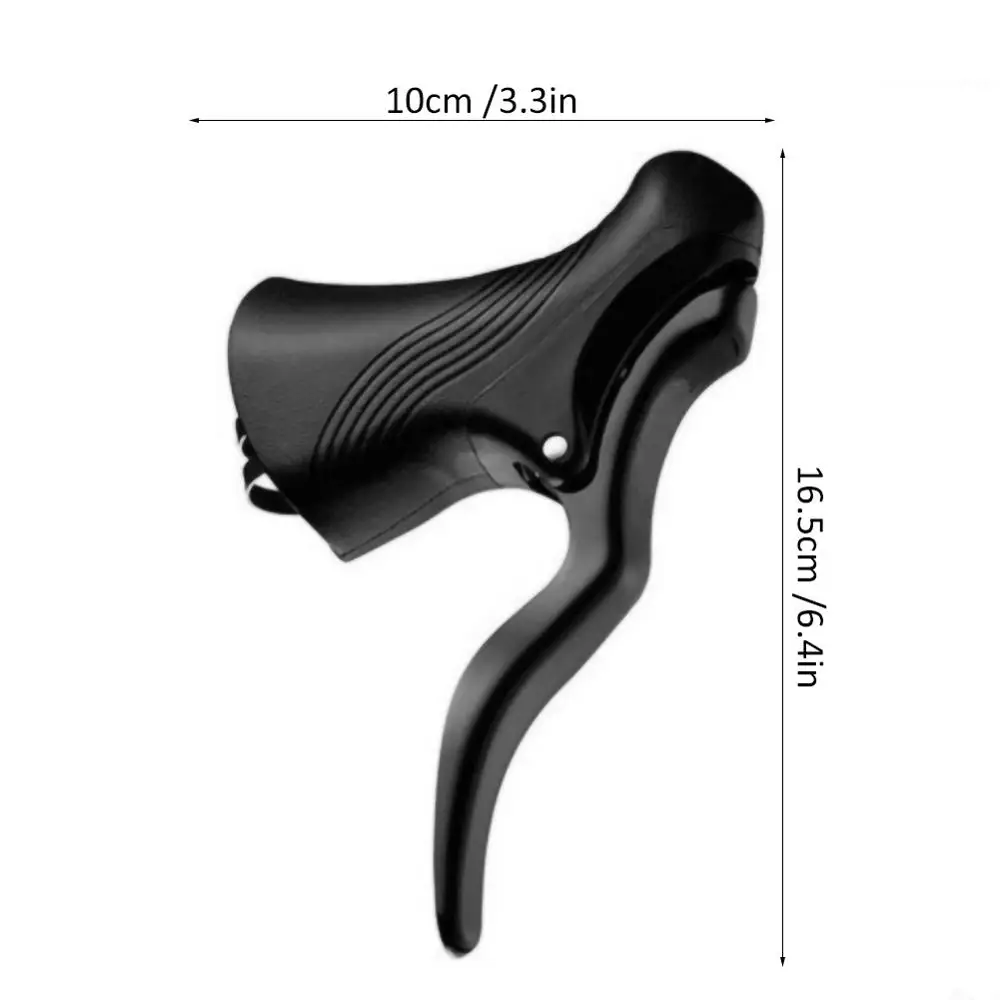 

Lightweight Aluminum Bicycle Brake Handle MTB Mountain Bike Cycling Brake Levers Front & Rear Brake Levers Drop Handlebar Set