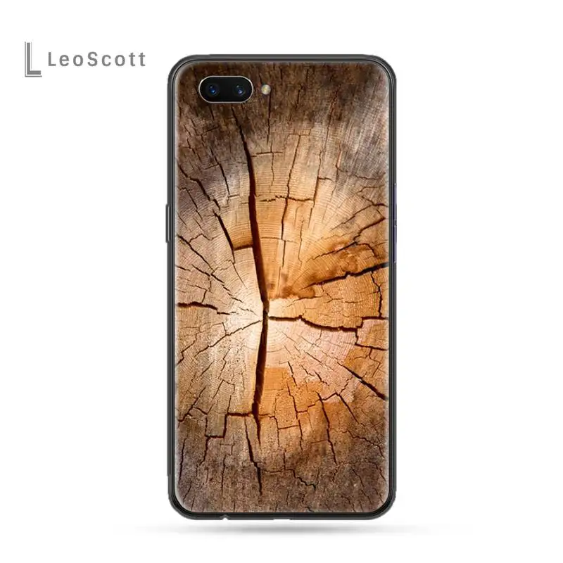 

Wood texture mahogany Phone Case For OPPO F 1S 7 9 K1 A77 F3 RENO F11 A5 A9 2020 A73S R15 REALME PRO