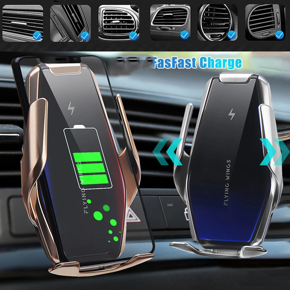 CASEIER Phone Holder Wireless Car Charger For iPhone 12 Pro Max Mini Air Vent Mount Stand Samsung S20 S10 | Мобильные телефоны и