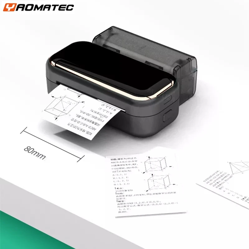 

Yaomatec 80mm HD Wrong Question Machine Mini Pocket Portable Photo Small Bluetooth Thermal Printer