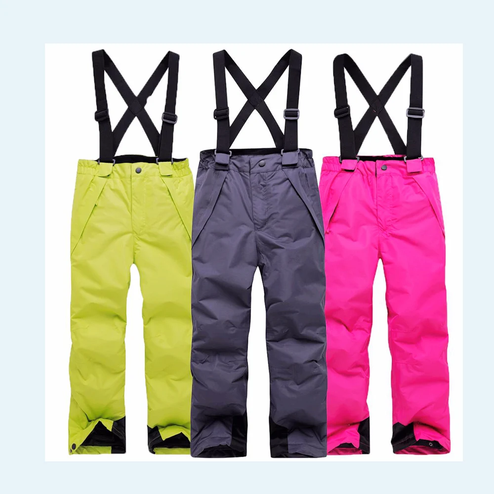 Детские лыжные брюки зимние теплые высококачественные дышащие