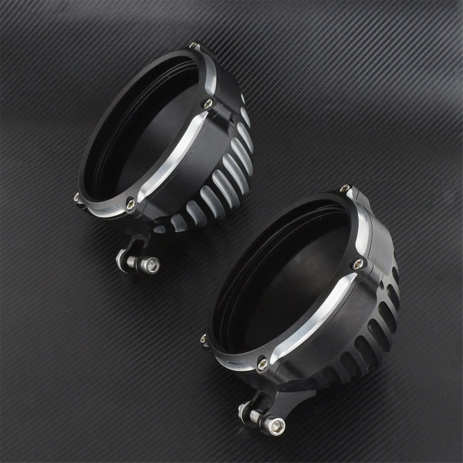 5 75 ''крышка фары мотоцикла с нижней конфигурацией крепления CNC алюминий для