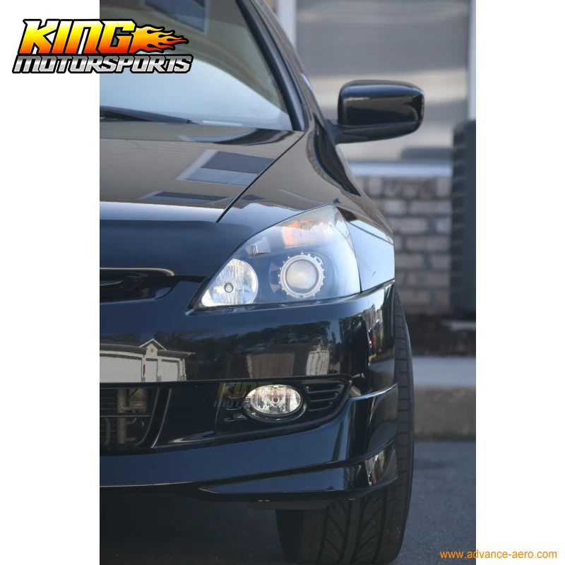 Подходит для 2003-2005 Honda Accord 2 двери купе JDM прозрачные линзы Противотуманные фары и