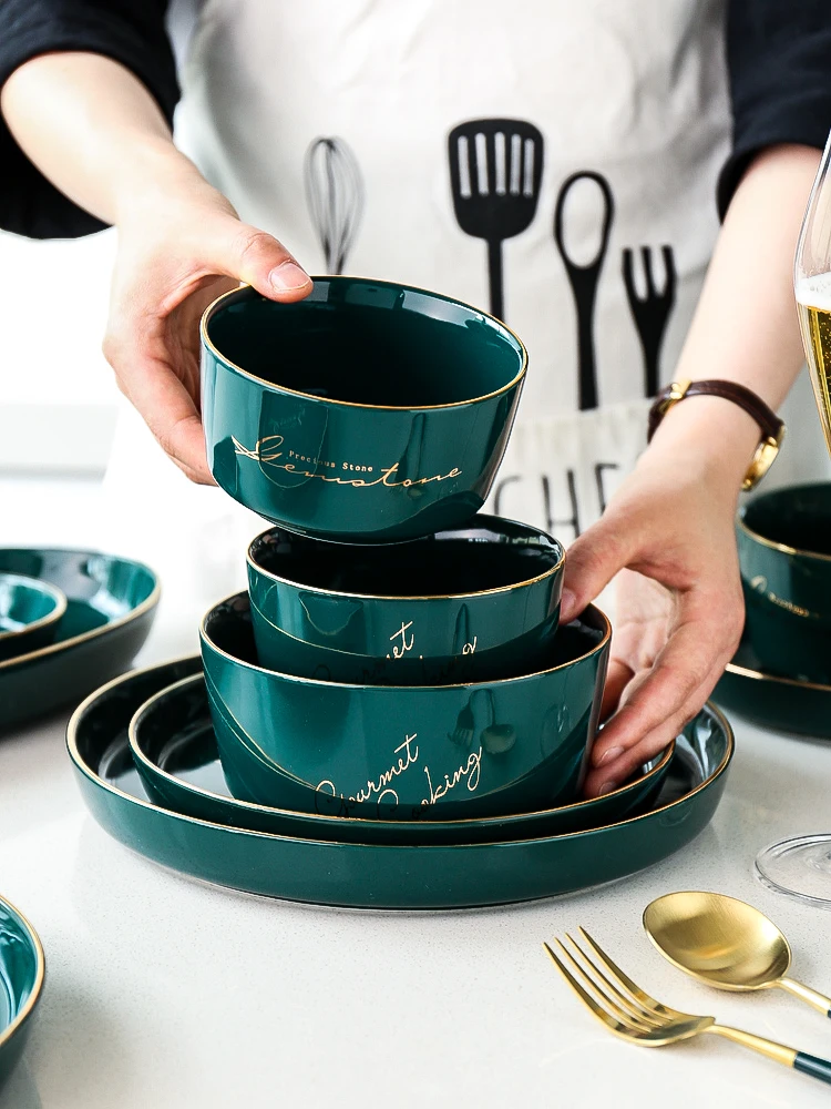 Керамическая посуда в стиле Северная Европа домашняя Западная креативная